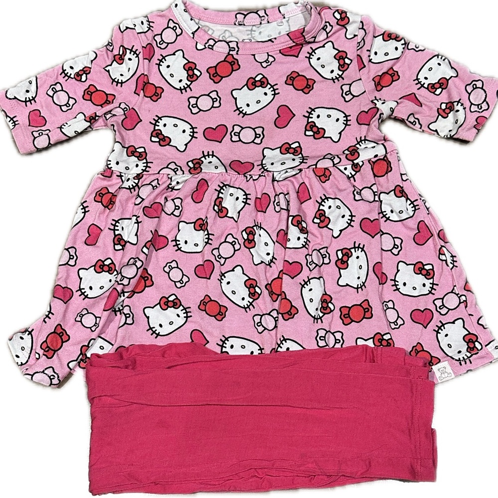18-24 Little Snuggles Hello Kitty Peplum/Leggings